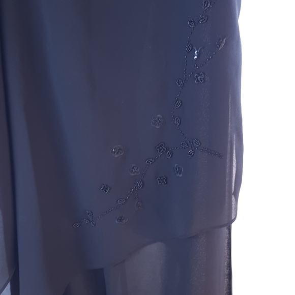 Plus Size 14 Tradition Black sheer skirt dress evening party pants - Picture 8 of 16